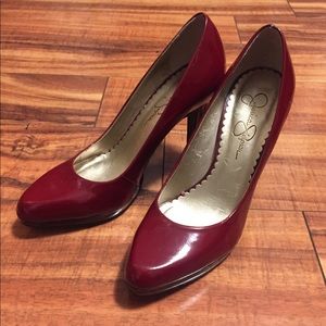 Red Patent Leather Pumps